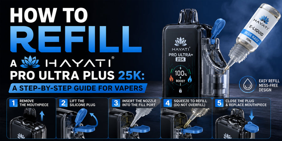 How to Refill a Hayati Pro Ultra Plus 25K: A Step-by-Step Guide for Vapers