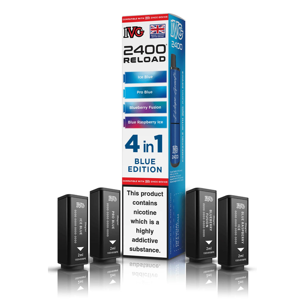 IVG 4-in-1 2400 Puffs Prefilled Pod Kit (Box of 5)
