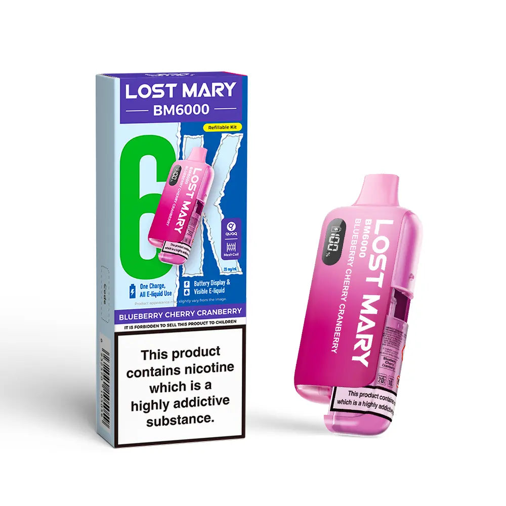 Lost Mary BM6000 Prefilled Pod Kit - Pack of 5