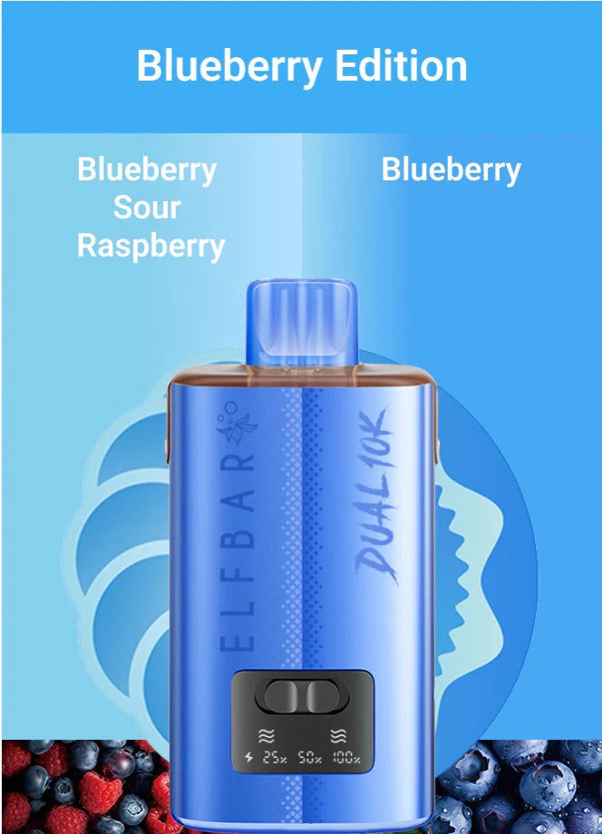 Elf Bar Dual 10k Refillable Puffs 2% Kit - Pack of 5