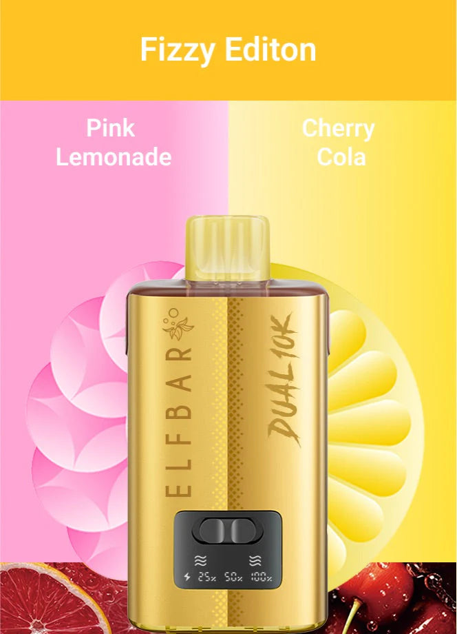 Elf Bar Dual 10k Refillable Puffs 2% Kit - Pack of 5