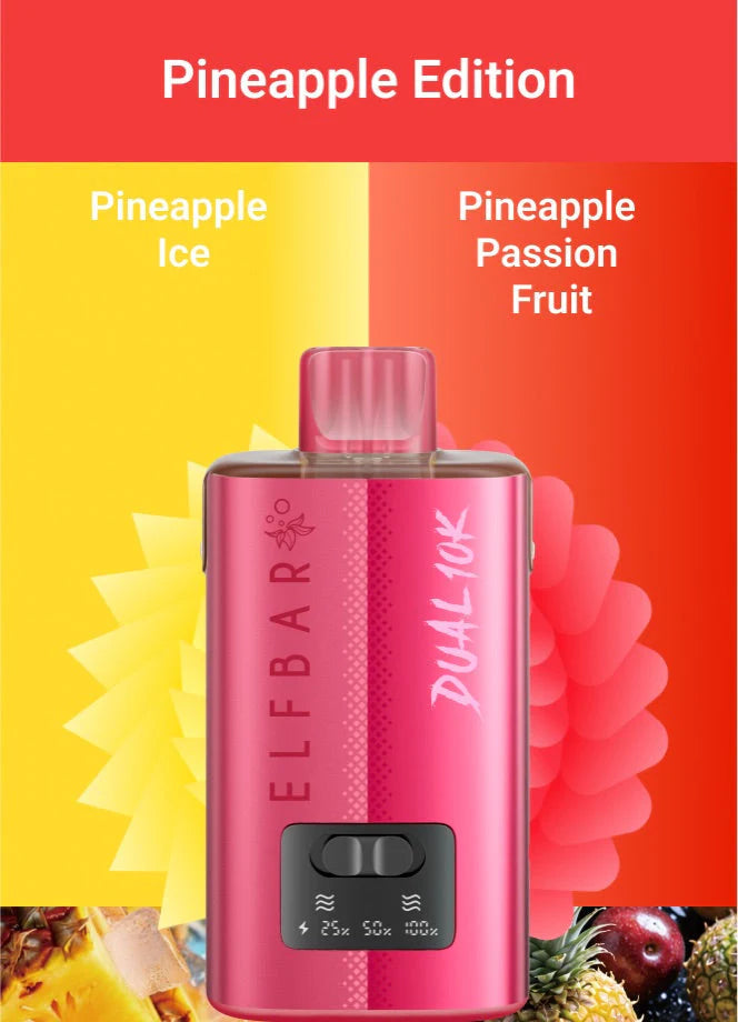 Elf Bar Dual 10k Refillable Puffs 2% Kit - Pack of 5