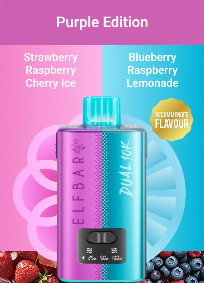 Elf Bar Dual 10k Refillable Puffs 2% Kit - Pack of 5