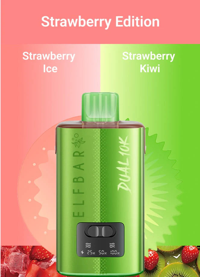 Elf Bar Dual 10k Refillable Puffs 2% Kit - Pack of 5