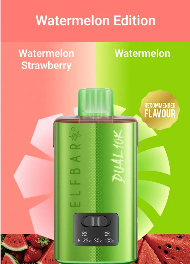 Elf Bar Dual 10k Refillable Puffs 2% Kit - Pack of 5