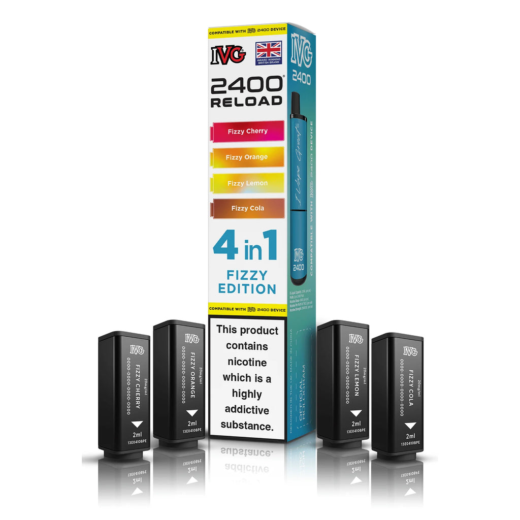 IVG 4-in-1 2400 Puffs Prefilled Pod Kit (Box of 5)