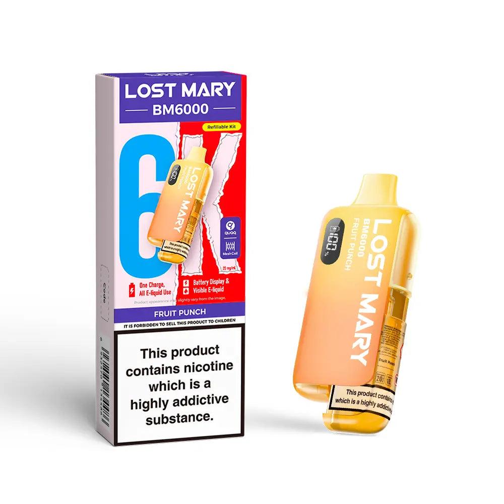 Lost Mary BM6000 Prefilled Pod Kit - Pack of 5
