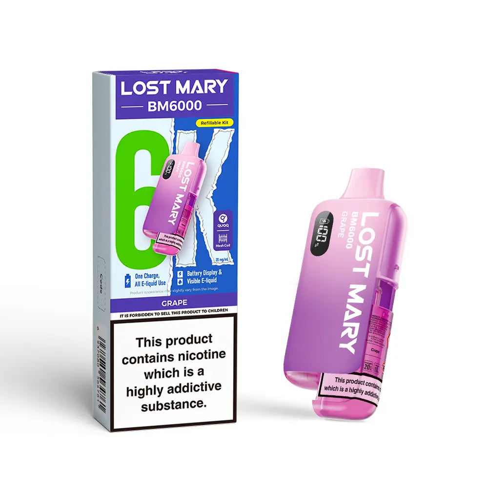 Lost Mary BM6000 Prefilled Pod Kit - Pack of 5