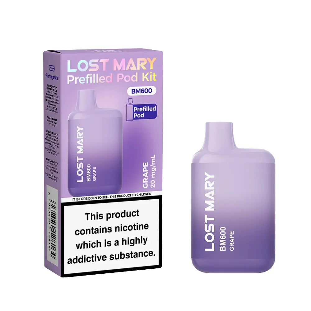 Lost Mary BM600 Prefilled Pod Kit - Pack of 10