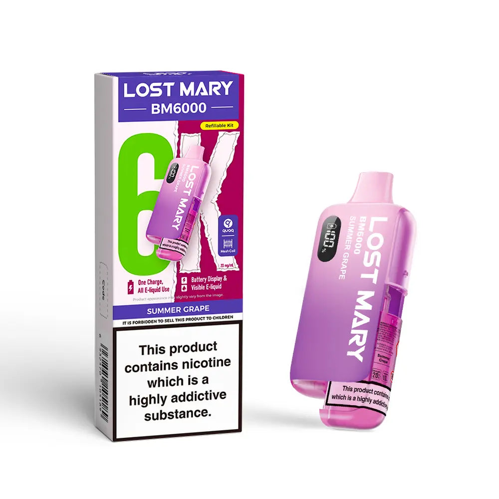 Lost Mary BM6000 Prefilled Pod Kit - Pack of 5