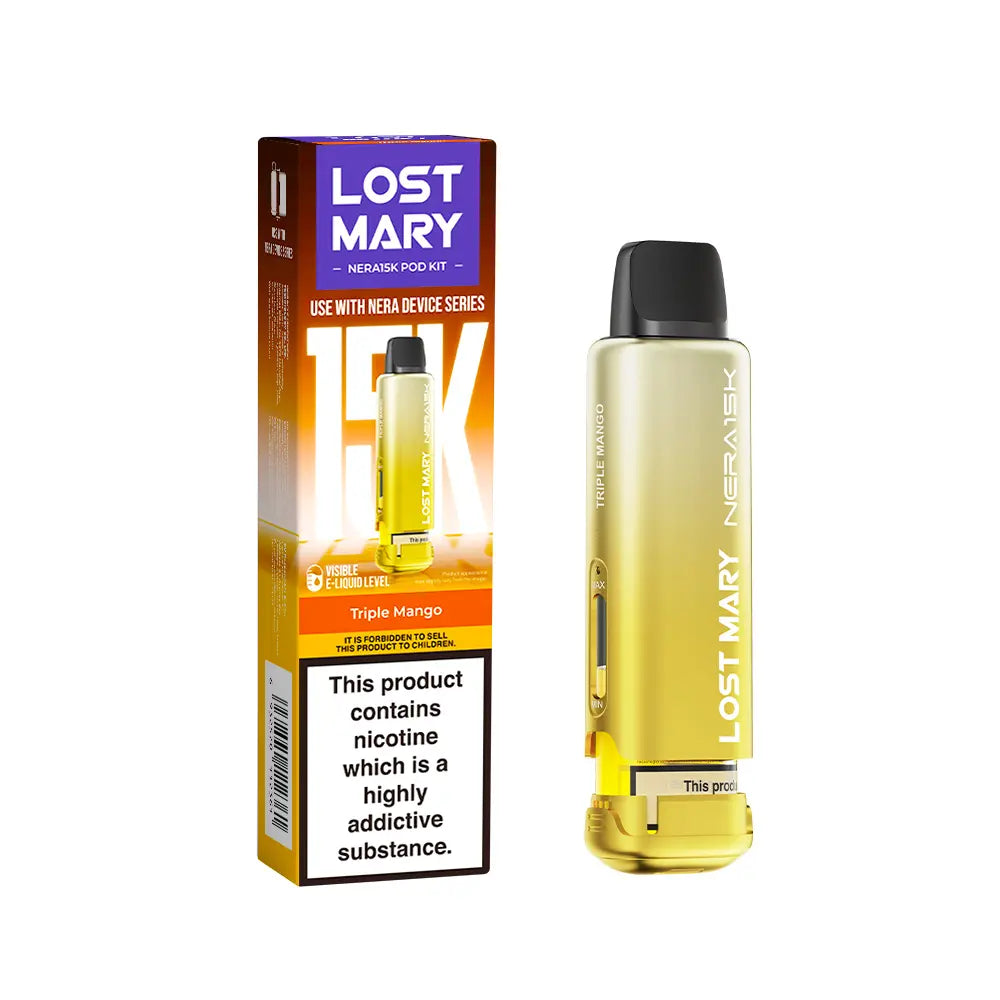 LOST MARY NERA 15K PRE-FILLED PODS (Pack Of 10)