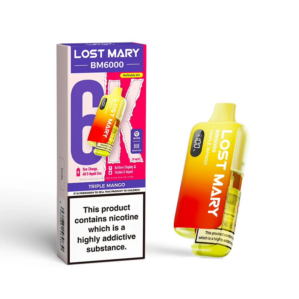 Lost Mary BM6000 Prefilled Pod Kit - Pack of 5