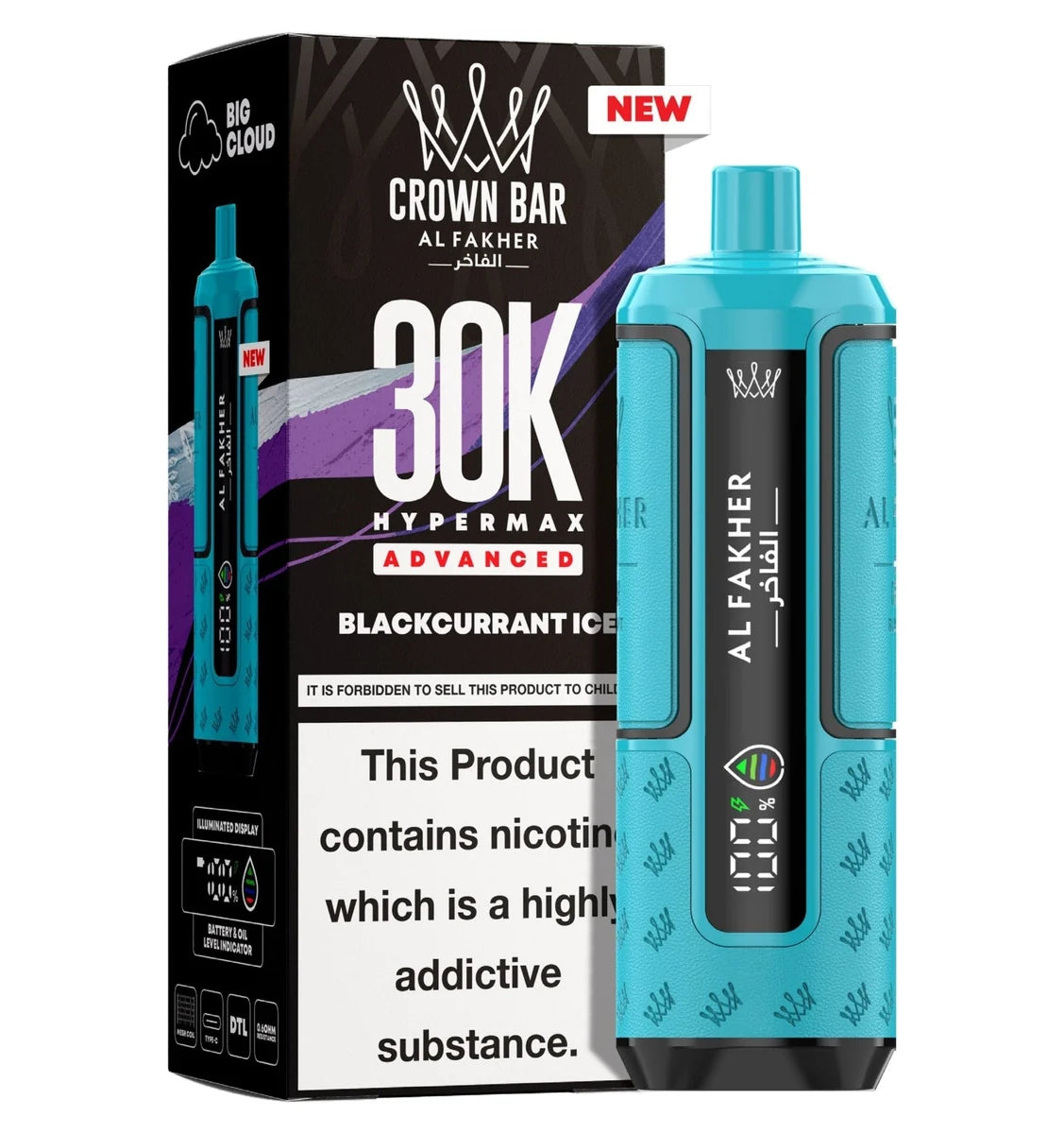 Al Fakher 30K Hypermax Prefilled Pod Kit Box of 5
