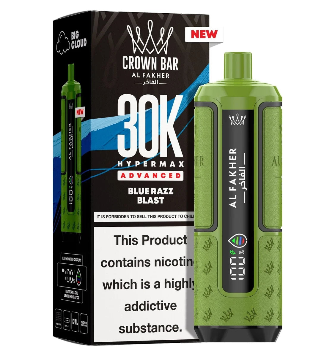 Al Fakher 30K Hypermax Prefilled Pod Kit Box of 5