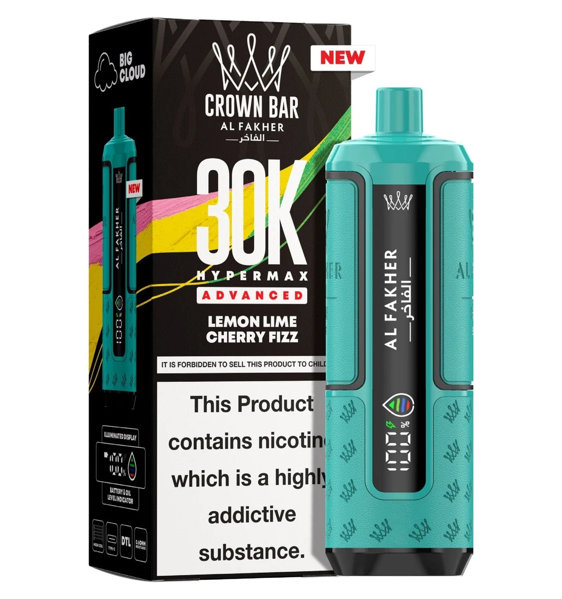 Al Fakher 30K Hypermax Prefilled Pod Kit Box of 5