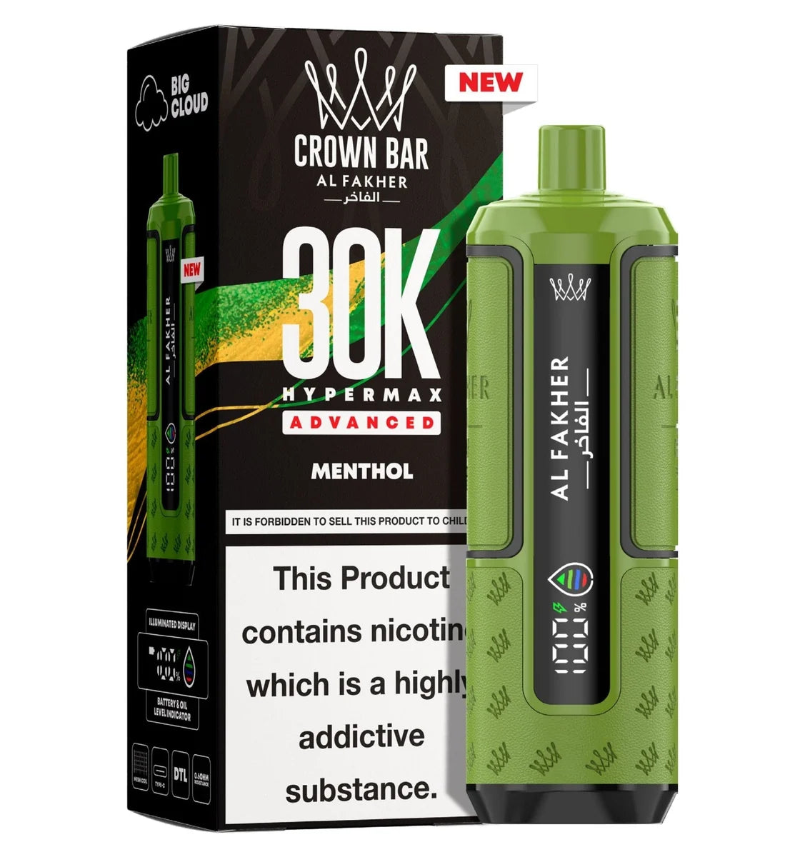 Al Fakher 30K Hypermax Prefilled Pod Kit Box of 5