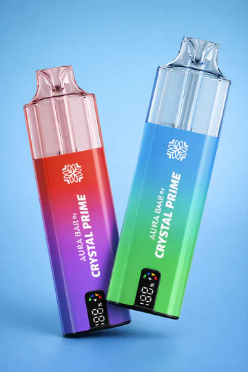 Crystal Prime Aura Bar 10000 Puffs Prefilled Pod Vape Kit Box of 5