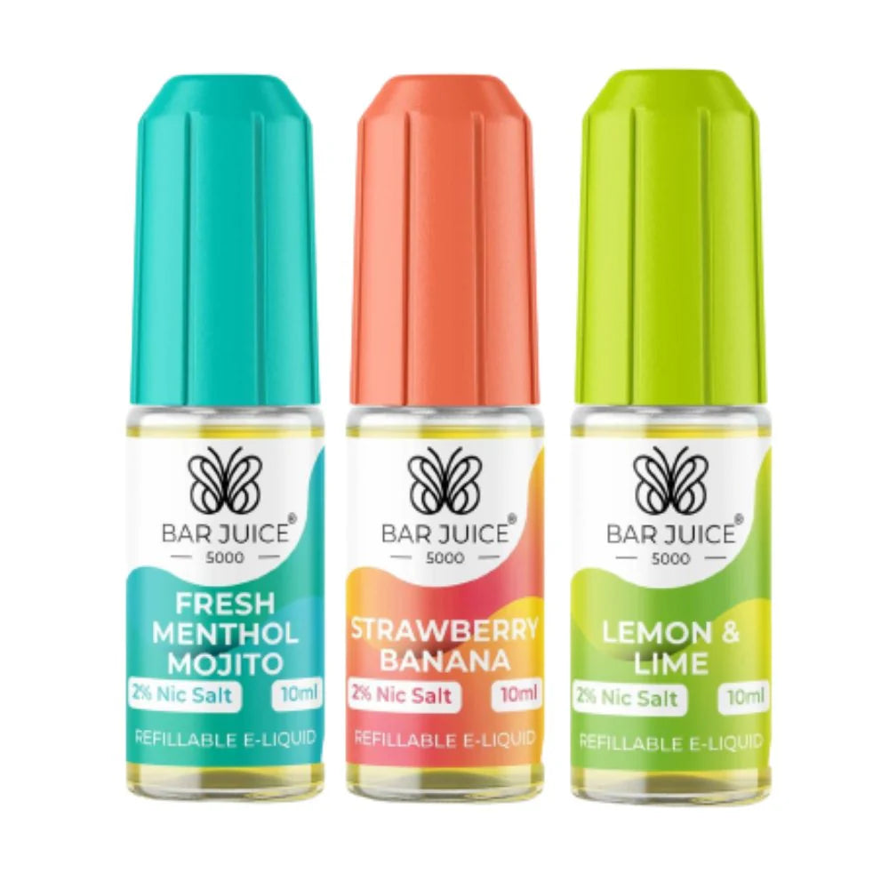 Bar Juice 5000 10ml Nic Salts E-liquids Box of 10