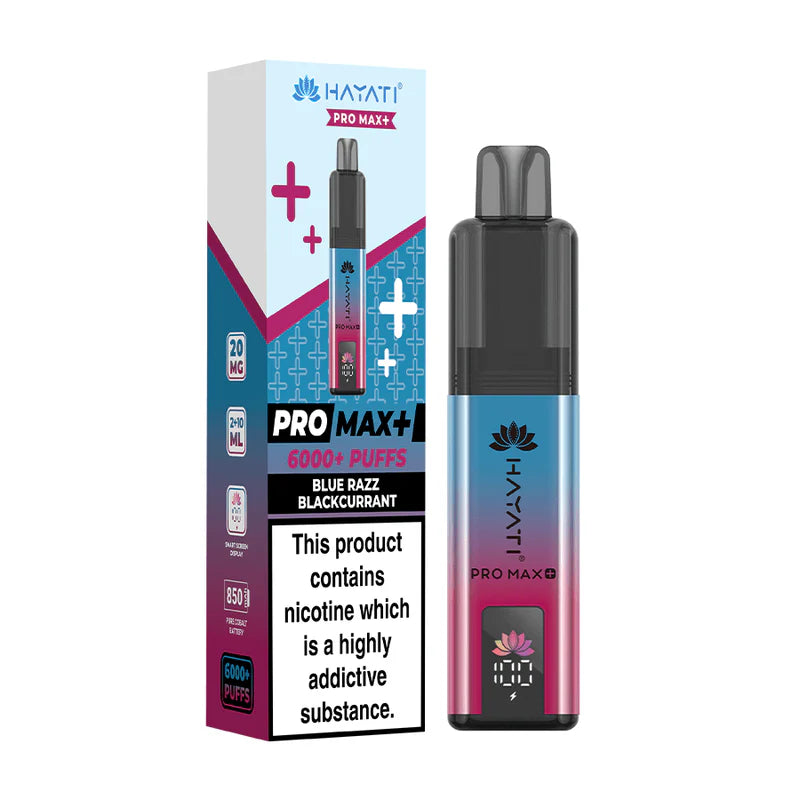 Hayati Pro Max+ 6000 Puffs Prefilled Pod Vape Kit Box of 5