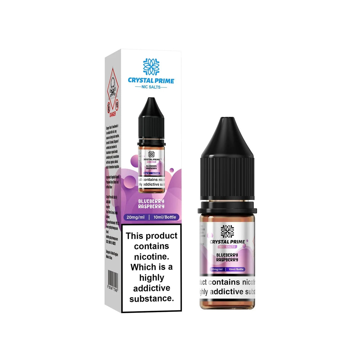 Crystal Prime 7000 10ml Nic Salt E-Liquid – Pack of 10