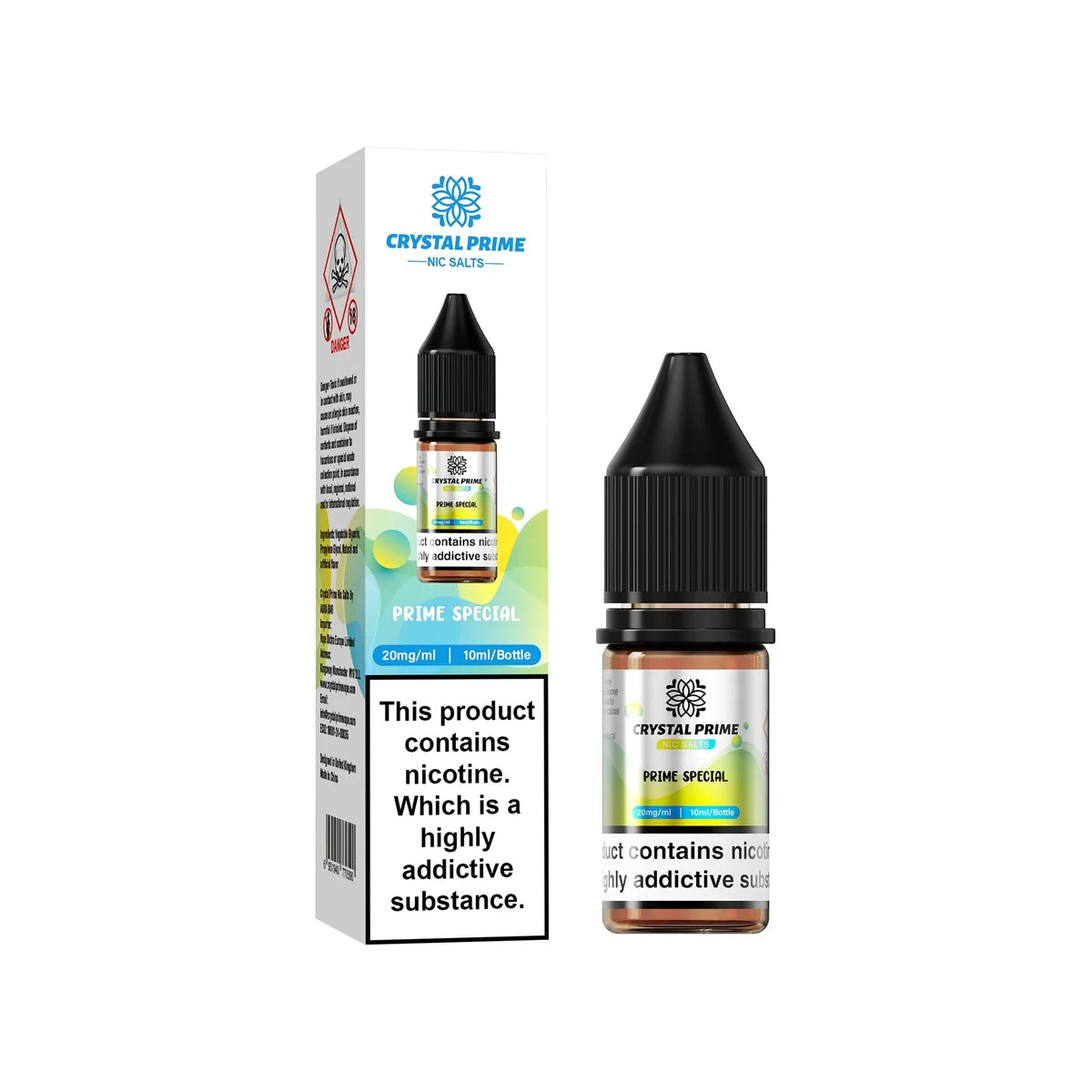 Crystal Prime 7000 10ml Nic Salt E-Liquid – Pack of 10