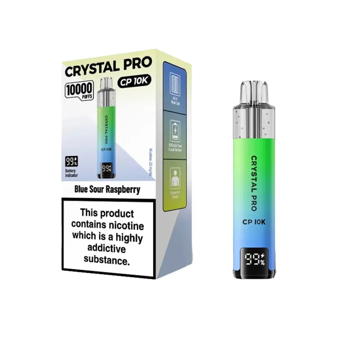 Crystal Pro CP10000 Prefilled Pod Kit Box of 5