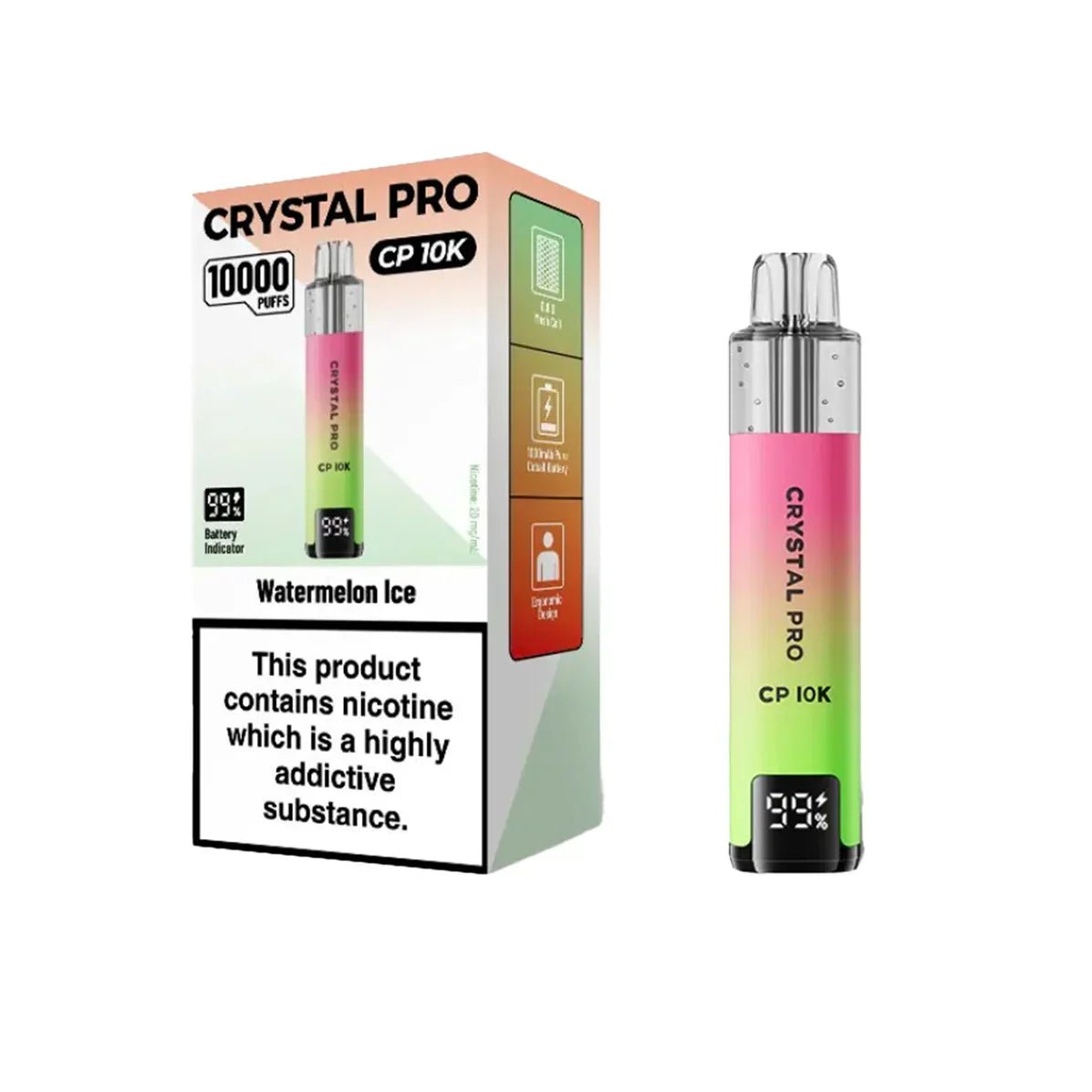 Crystal Pro CP10000 Prefilled Pod Kit Box of 5