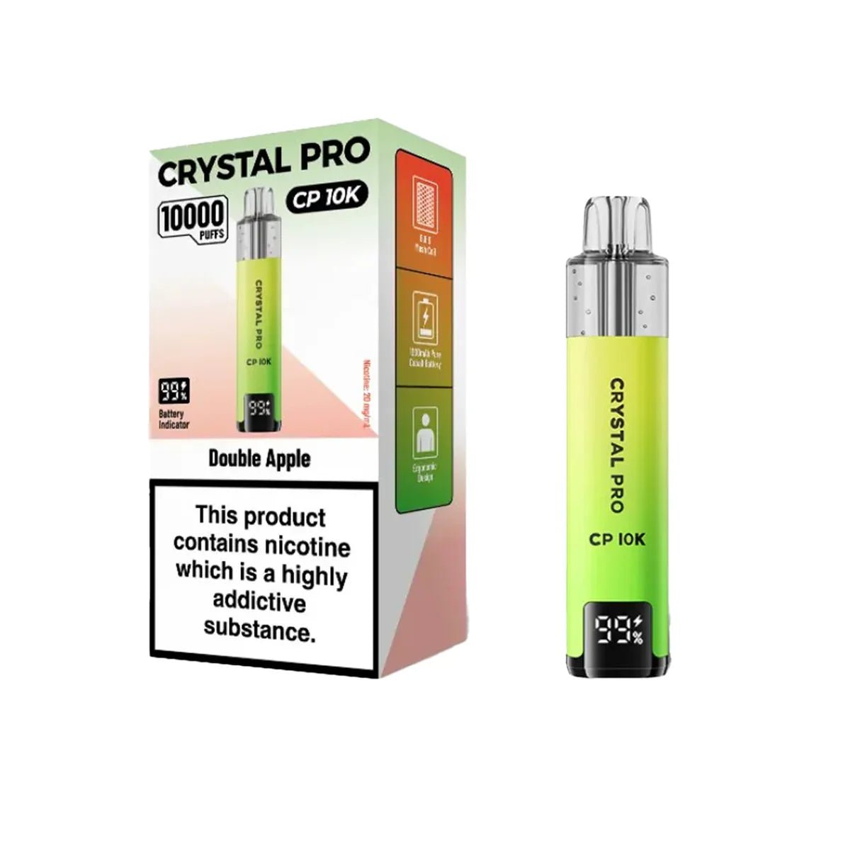 Crystal Pro CP10000 Prefilled Pod Kit Box of 5