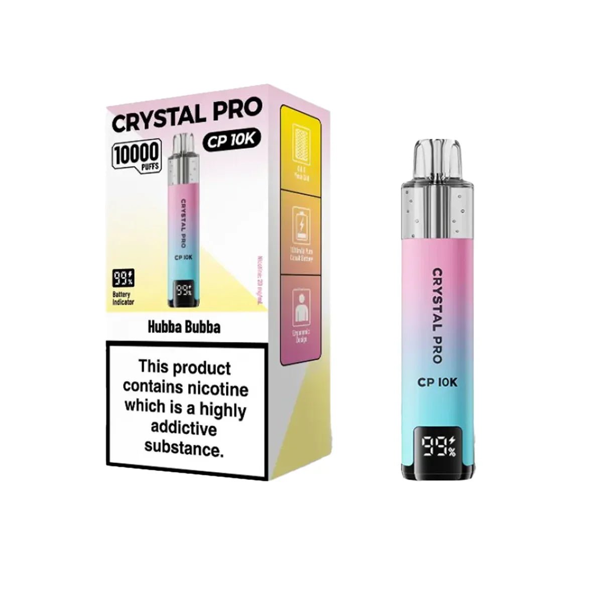 Crystal Pro CP10000 Prefilled Pod Kit Box of 5