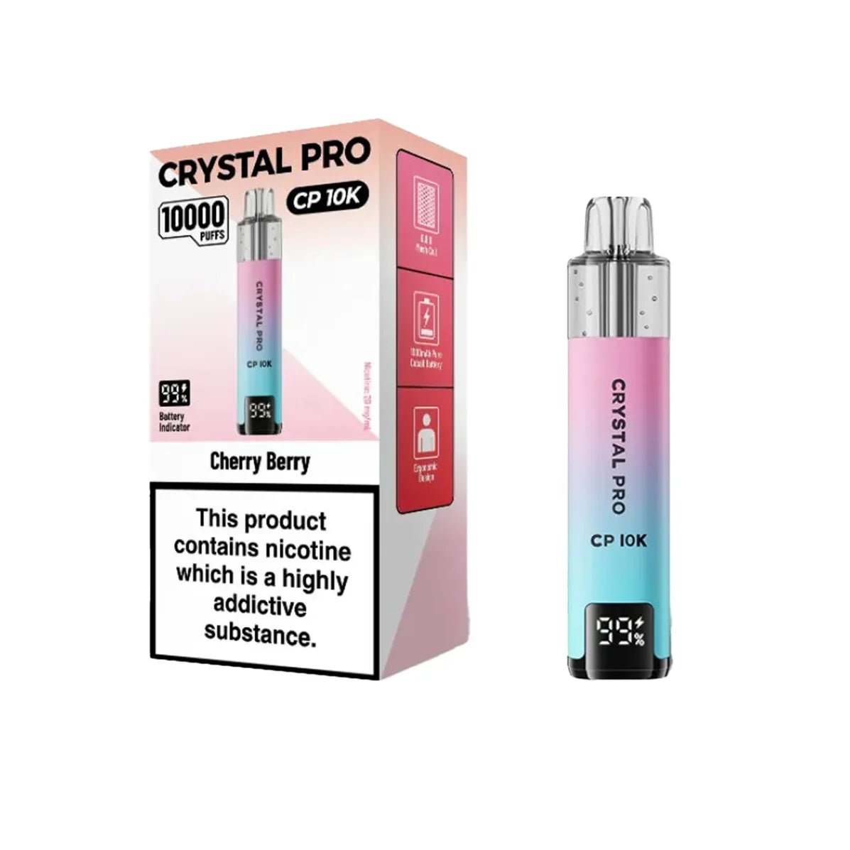 Crystal Pro CP10000 Prefilled Pod Kit Box of 5