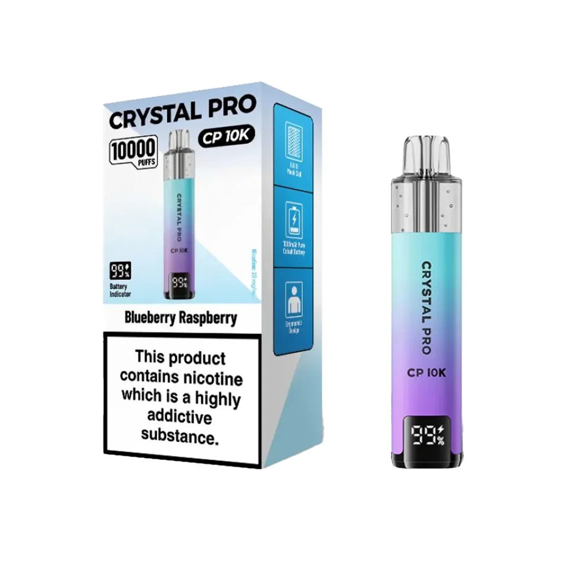 Crystal Pro CP10000 Prefilled Pod Kit Box of 5