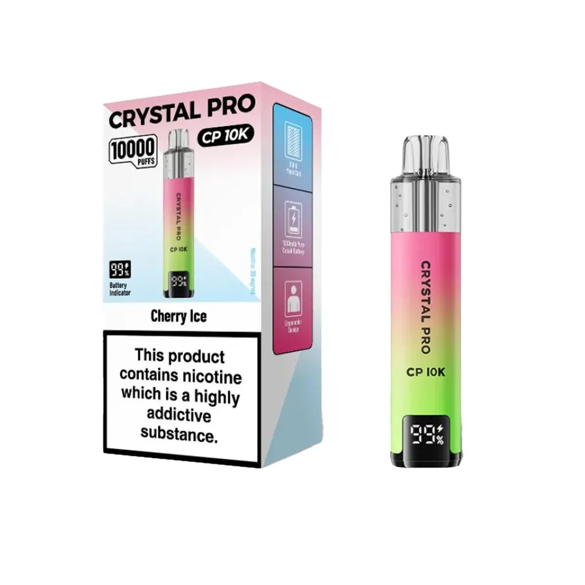 Crystal Pro CP10000 Prefilled Pod Kit Box of 5