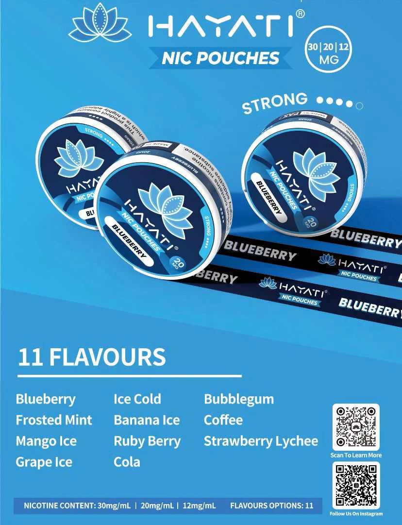 Hayati Nicotine Pouches Pack of 5