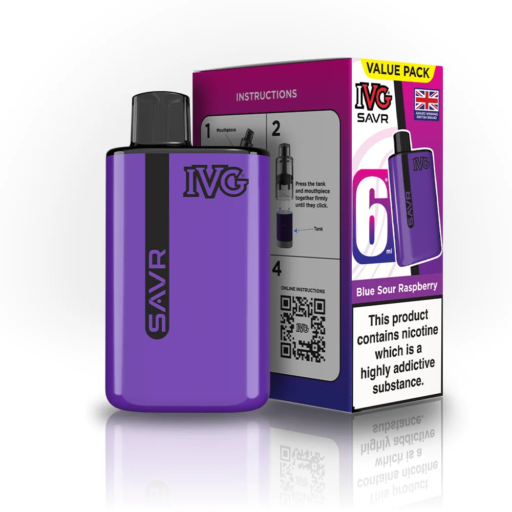 IVG SAVR 3000 Prefilled Pod Vape Box of 5