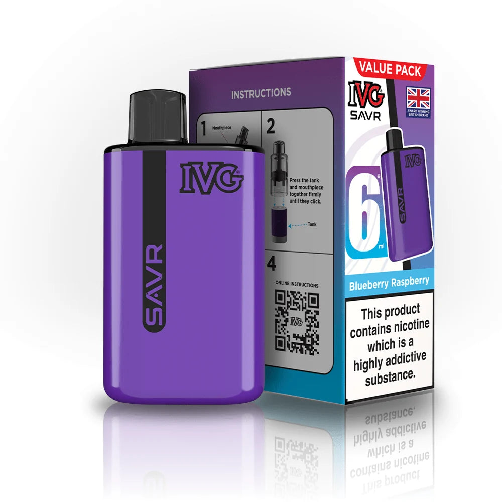 IVG SAVR 3000 Prefilled Pod Vape Box of 5