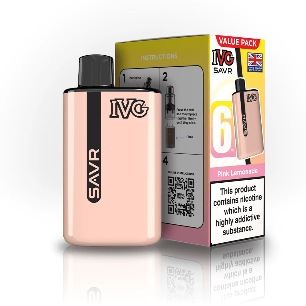 IVG SAVR 3000 Prefilled Pod Vape Box of 5