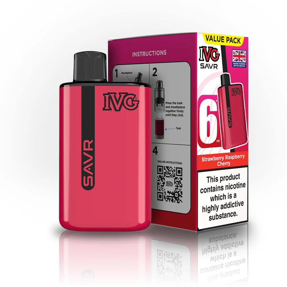 IVG SAVR 3000 Prefilled Pod Vape Box of 5