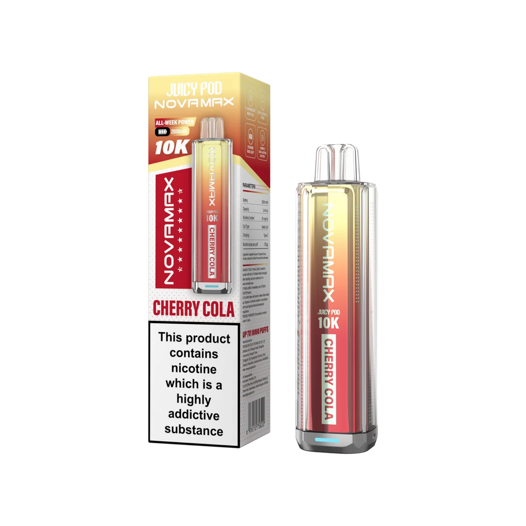Juicy Pod Novamax 10k Prefilled Pod Vape Kit - Pack of 5