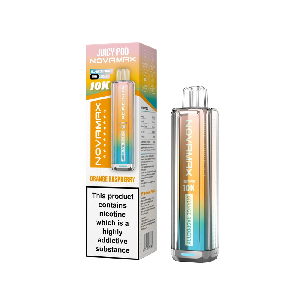Juicy Pod Novamax 10k Prefilled Pod Vape Kit - Pack of 5