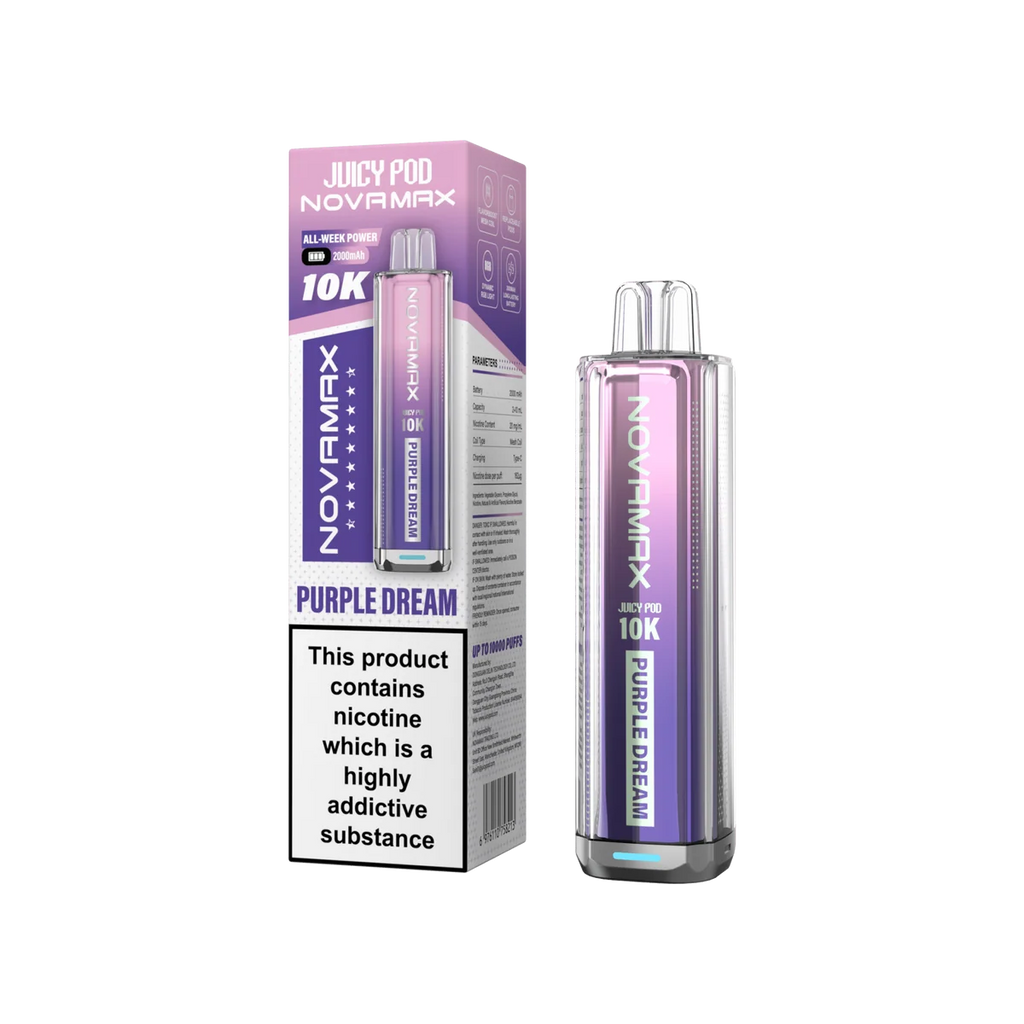 Juicy Pod Novamax 10k Prefilled Pod Vape Kit - Pack of 5