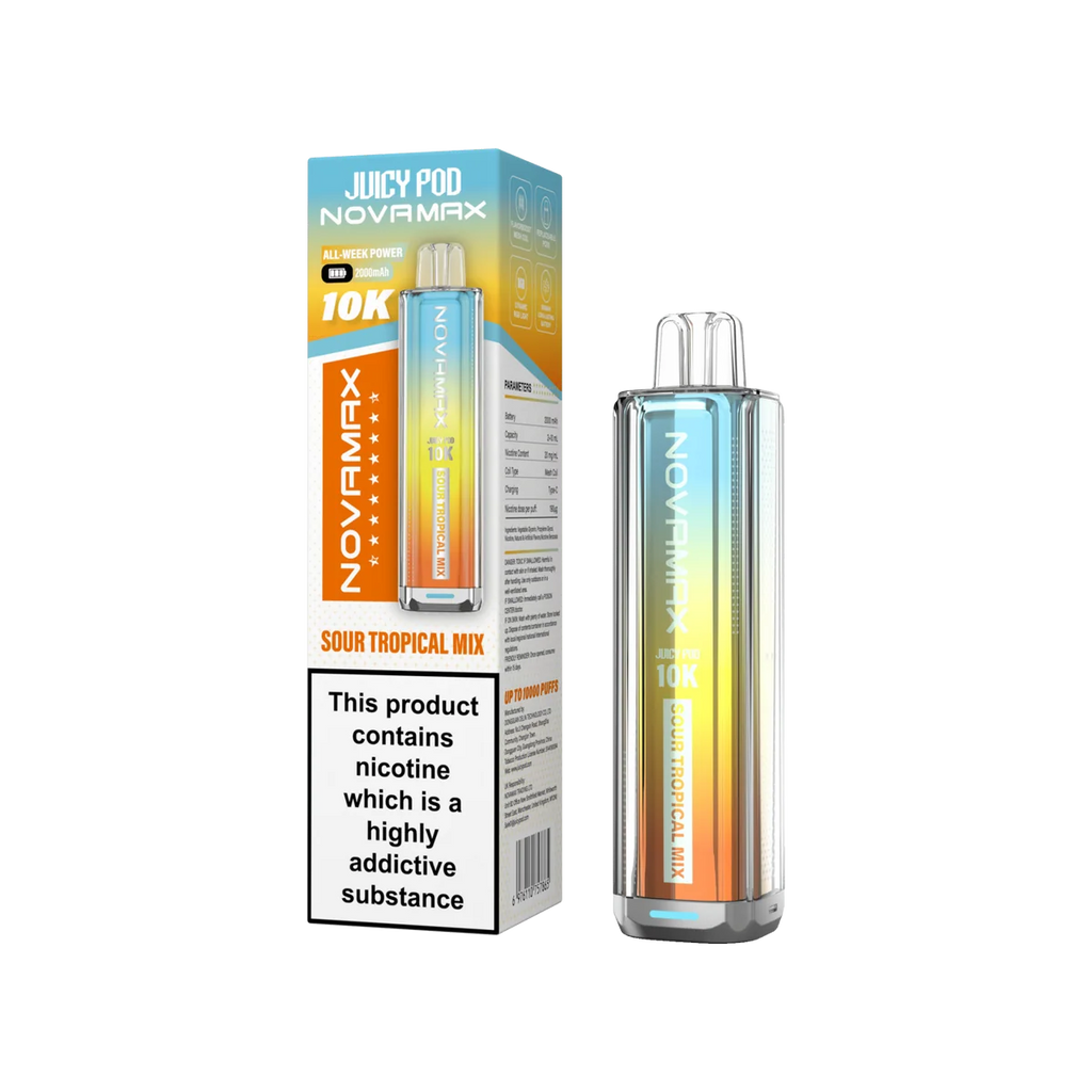 Juicy Pod Novamax 10k Prefilled Pod Vape Kit - Pack of 5