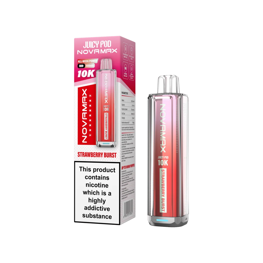 Juicy Pod Novamax 10k Prefilled Pod Vape Kit - Pack of 5
