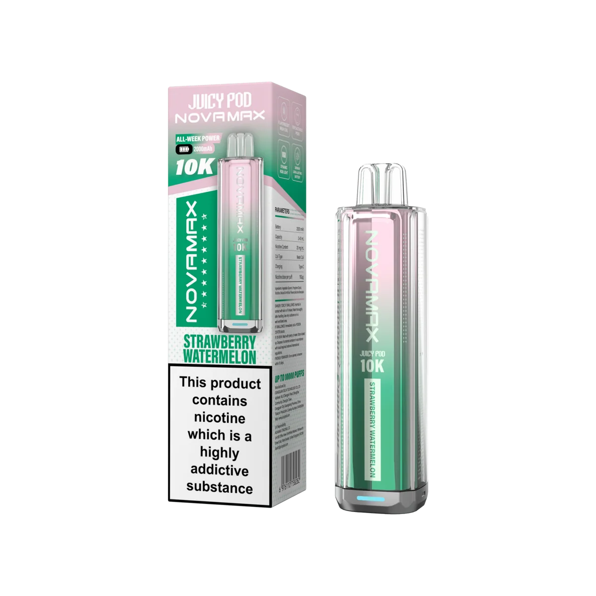 Juicy Pod Novamax 10k Prefilled Pod Vape Kit - Pack of 5