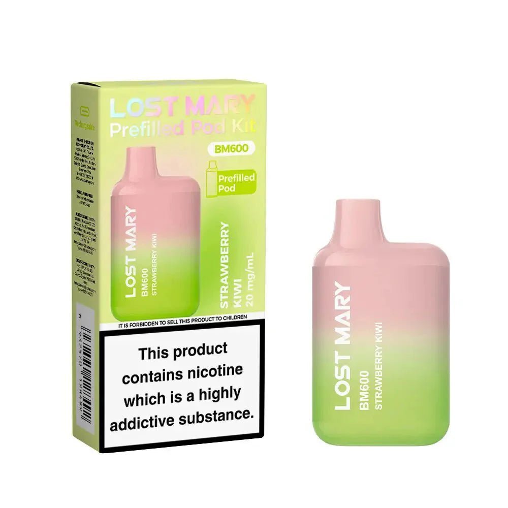 Lost Mary BM600 Prefilled Pod Vape Kit - Box of 10