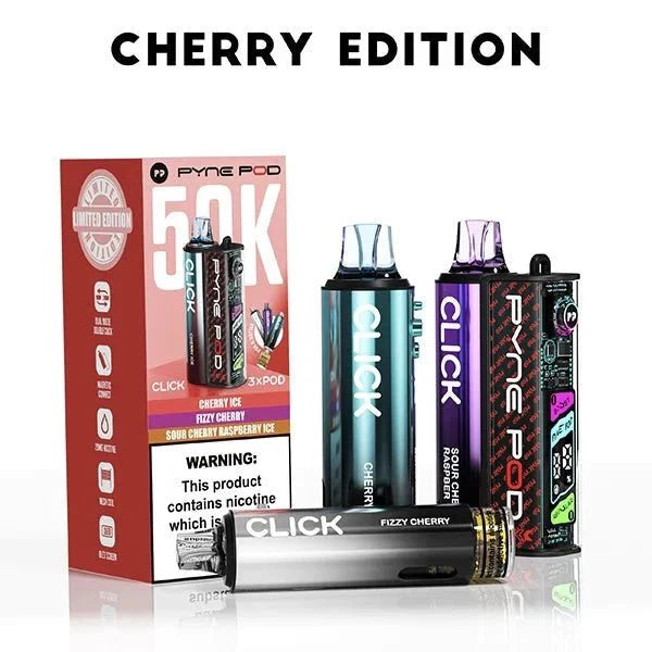 Pyne Pod Click 50k Prefilled Pod Vape Kit Box of 5 (Blue Edition)