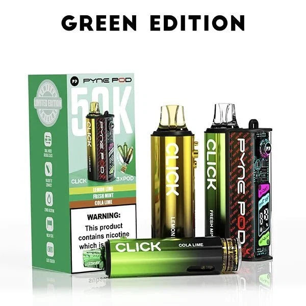 Pyne Pod Click 50k Prefilled Pod Vape Kit Box of 5 (Blue Edition)