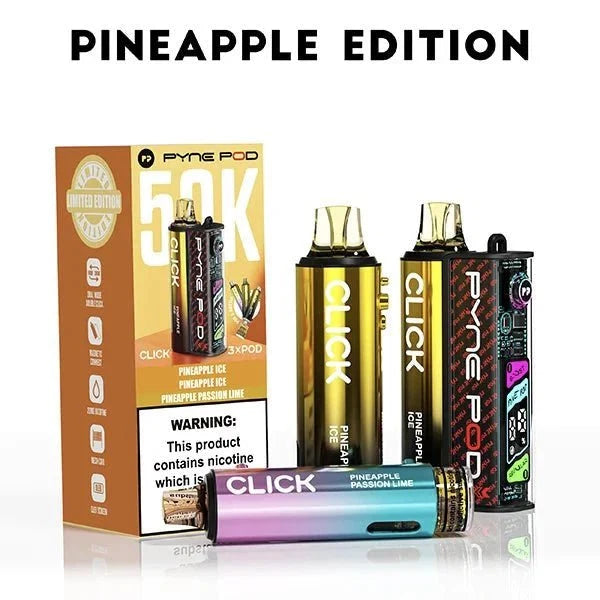 Pyne Pod Click 50k Prefilled Pod Vape Kit Box of 5 (Blue Edition)