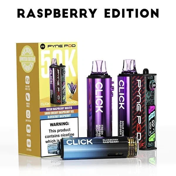 Pyne Pod Click 50k Prefilled Pod Vape Kit Box of 5 (Blue Edition)