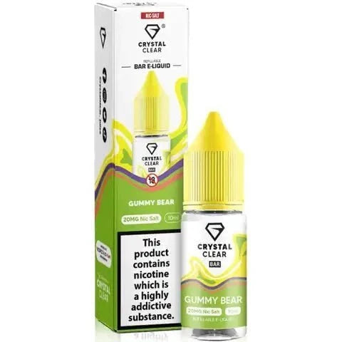 Crystal Clear Nic Salts 10ml- Pack of 10