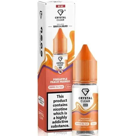Crystal Clear Nic Salts 10ml- Pack of 10